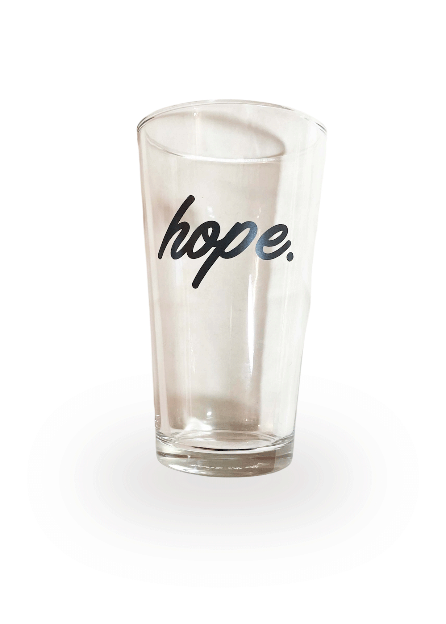 16 oz. Script Hope Glass