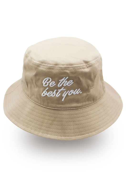 'Be The Best You' Bucket Hat - Khaki