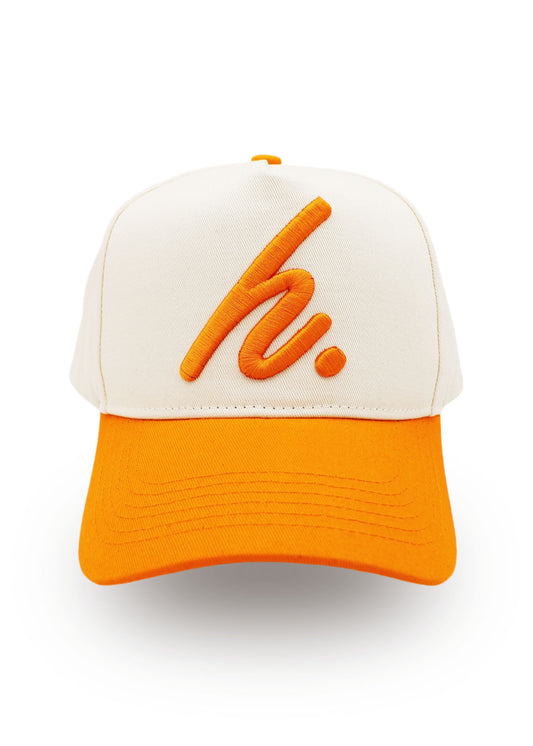 Script Logo Cap - Orange