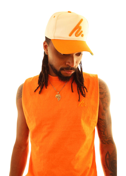 "Share Your Gifts" Sleeveless T-Shirt - Orange